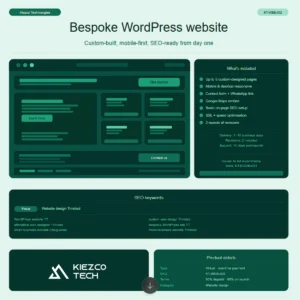 Bespoke WordPress website design